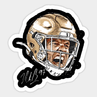 Nick Bosa San Francisco Scream Sticker